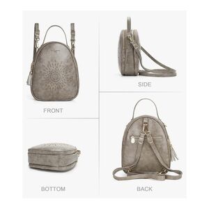 APHISON Small Backpack PU Leather Mini Backpacks